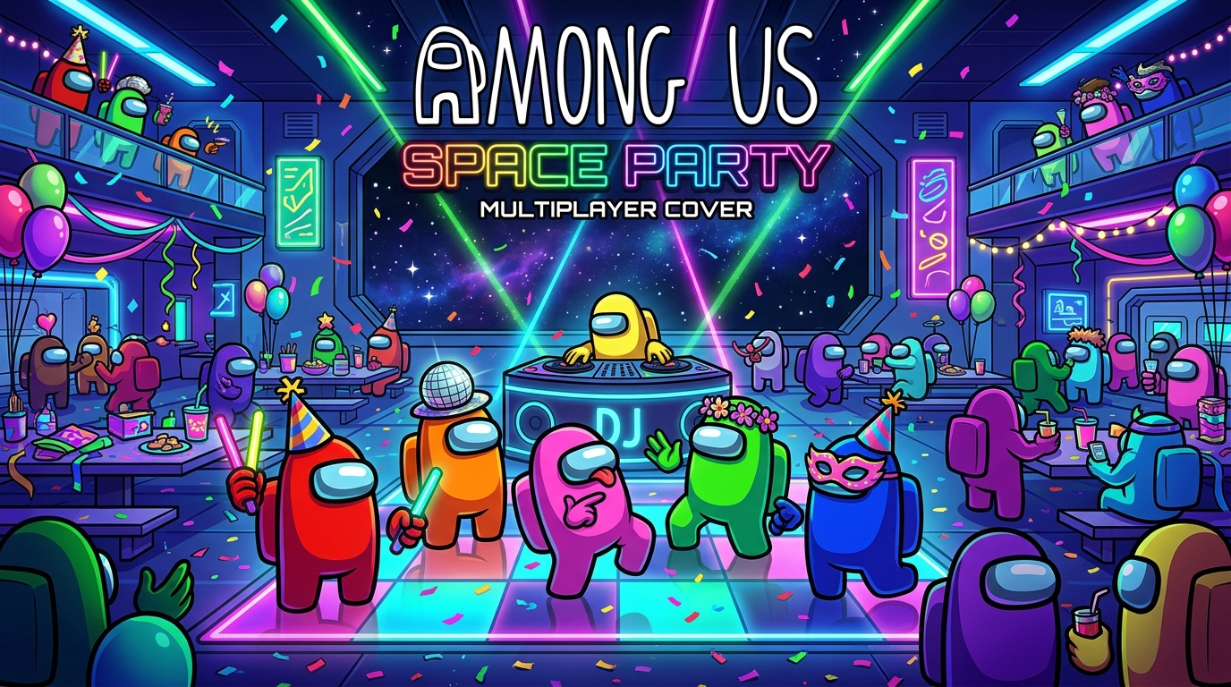 Among Us Space Party Cover